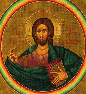 La pintura de Cristo Pantocrator