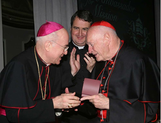 Arch. Vigano with Card. McCarrick