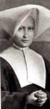 Santa Catalina ingresó en las Hijas de la Caridad a los 22 años.