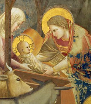Nuestra Señora contempla al Niño