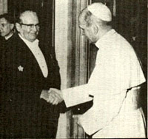 Tito received by Paul VI