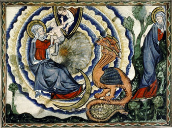 A Woman persecuted by the Dragon