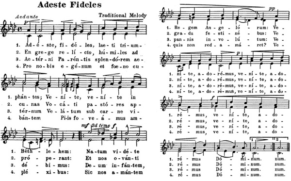 Adeste Fidelis sheet music