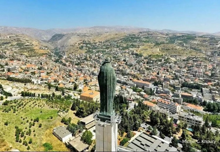 Our Lady watching over Zahle