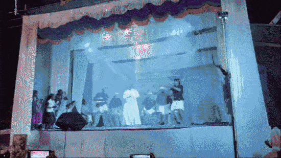 Indian priest dances at Epiphany 3
