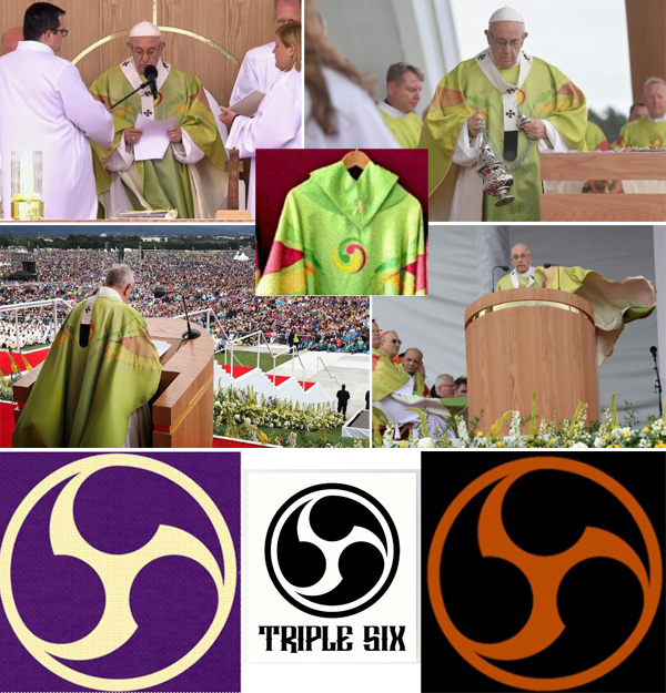 Pope Francis vestments in Ireland
