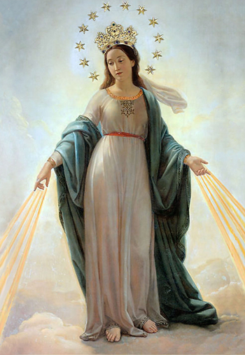 holy card of Madonna del Miracolo