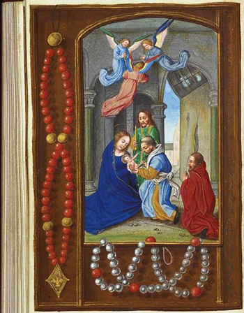 rosary medieval manuscript